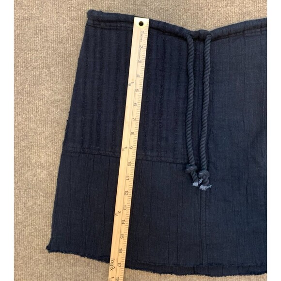 Free People Skirt Womens S In The Spotlight Pull On Textured Cotton Boho Pockets - Picture 2 of 8